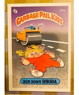 1985 Garbage Pail KIDS SeRiEs OnE :(28/a) rundown RHODA *VintAGe* NearMi... - $82.00 CAD