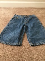Rocawear Boys Blue Jean Shorts Zip &amp; Button Pockets Size 10  - $41.58