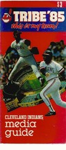 Baseball: 1985 Cleveland Indians Baseball Mlb Media Guide Ex+++ - £6.77 GBP