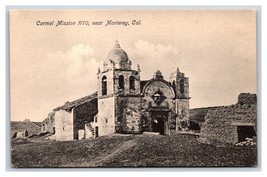 El Carmelo Missione Monterey Ca California Unp Non Usato Udb Cartolina U16 - £3.91 GBP