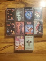 Rock Cassette Tape Lot 10 Grateful Dead AC DC Poison Meat Loaf Motley Crue  - £27.89 GBP