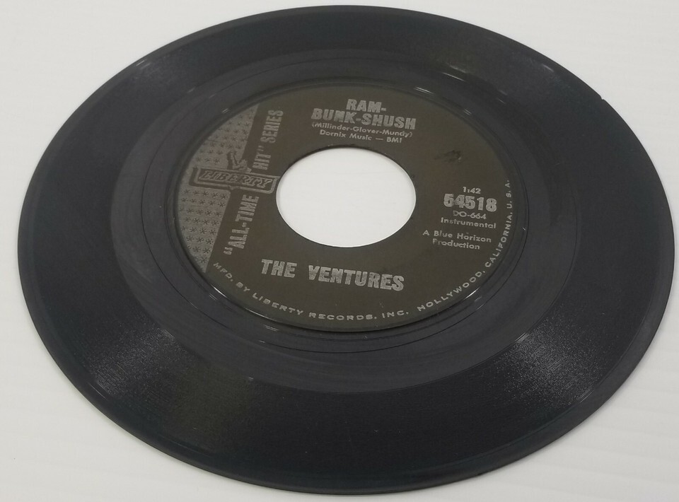 N) The Ventures - Ram-Bunk-Shush - Walk-Don&#39;t Run -  45 RPM Vinyl Record - $5.93