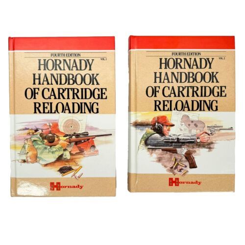 Hornady Handbook Of Cartridge Reloading 4th Edition Volumes 1 &amp; 2 EUC - $24.74