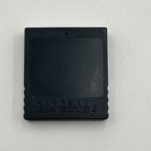 Official Nintendo GameCube Memory Card DOL-014 Original Black OEM - 251 Blocks  - £14.77 GBP