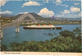 Vintage Postcard, Queen Mary, 1978, &quot;The Last Great Cruise&quot; - £7.82 GBP