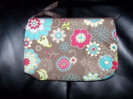 Thirty-one Mini Zipper Pouch Floral Fanfare Brand Nwot Retired - £12.79 GBP