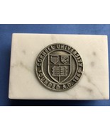 CORNELL UNIVERSITY 2006  Old Forge Pewter Medallion Paper Weight Marble ... - $67.81 CAD