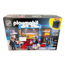 Playmobil 9176 NHL Set 65 pc Hockey Locker Room Playset Coach Player - $42.52