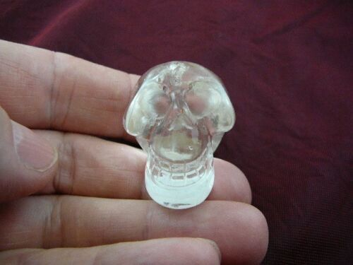 Primary image for HH103-3) HUMAN SKULL White QUARTZ metaphysical CRYSTAL GEM skulls Brazil cranium