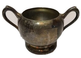Vintage Guildcraft Silversmiths 1085 Silver Plate Sugar Bowl No Lid - $14.58