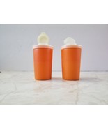 Tupperware Pair OF 2 #102 Salt/Pepper/Spice Shakers 4in. w/Lids &amp;Caps Or... - £12.54 GBP