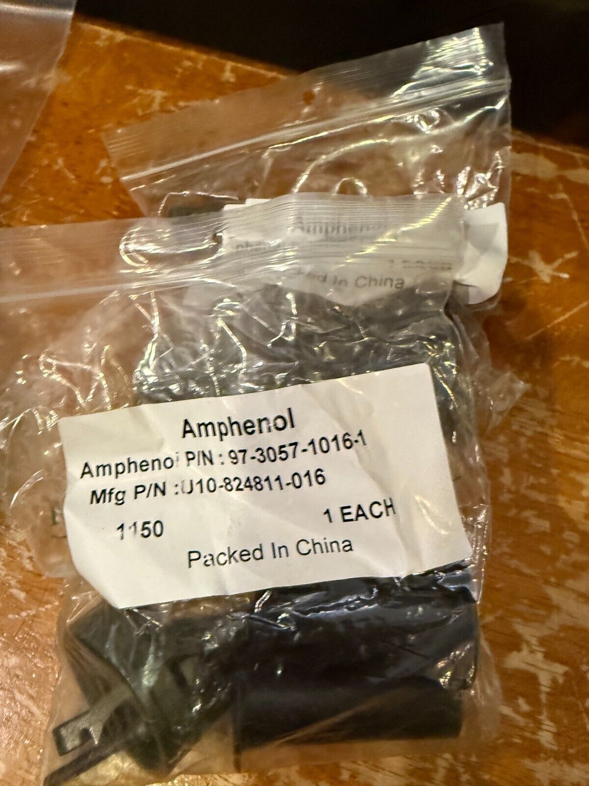 NEW LOT of 2 Amphenol Cable Clamp w/ Rubber Bushing Kit 24 28 # 97-3057-... - $20.89