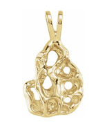 10K Yellow Gold Nugget Pendant - $637.95 CAD