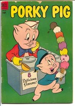 Porky Pig #38 1954-Dell-ice cream cover-early issue-G - £34.25 GBP