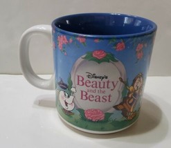 Vintage Disney Beauty and the Beast Collector Coffee Mug Tea Cup Exclusive  - £18.45 GBP
