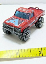 Vintage 1981 MATCHBOX 1/64 Diecast Red Mini 4x4 Aspen Ski Holidays Truck-Macau - £7.75 GBP