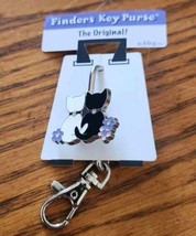 Alex Inc Finders Key Purse Clip Cats Black &amp; White Friends Cute New - $186.13 MXN