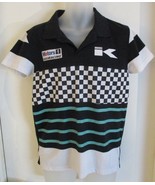 Men&#39;s Bleeker &amp; Mercer Motors 1 Racing Checkered Flag Polo Shirt Size Sm... - £23.51 GBP