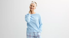 Women&#39;s Croft &amp; Barrow® Long Sleeve Pajama Top  Size: Small - $12.99