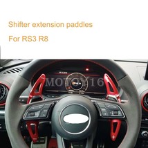 Aluminiu Driving wheel Shifter Shifting Paddles for Audi New 8V RS3 R8 2... - $47.41