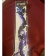 Halloween Hair  Clip in 1 Piece Purple/Black Spider And Web Hair Extension - $10.77