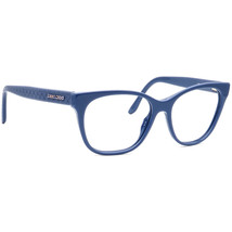 Jimmy Choo Eyeglasses JC201 MVU Blue Yonder Butterfly Frame Italy 53[]16... - $149.99