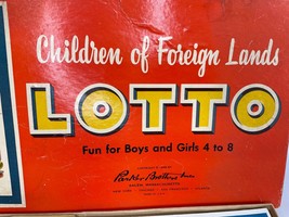 Vintage Parker Brothers 1958 Children of Foreign Lands Lotto game - £35.97 GBP