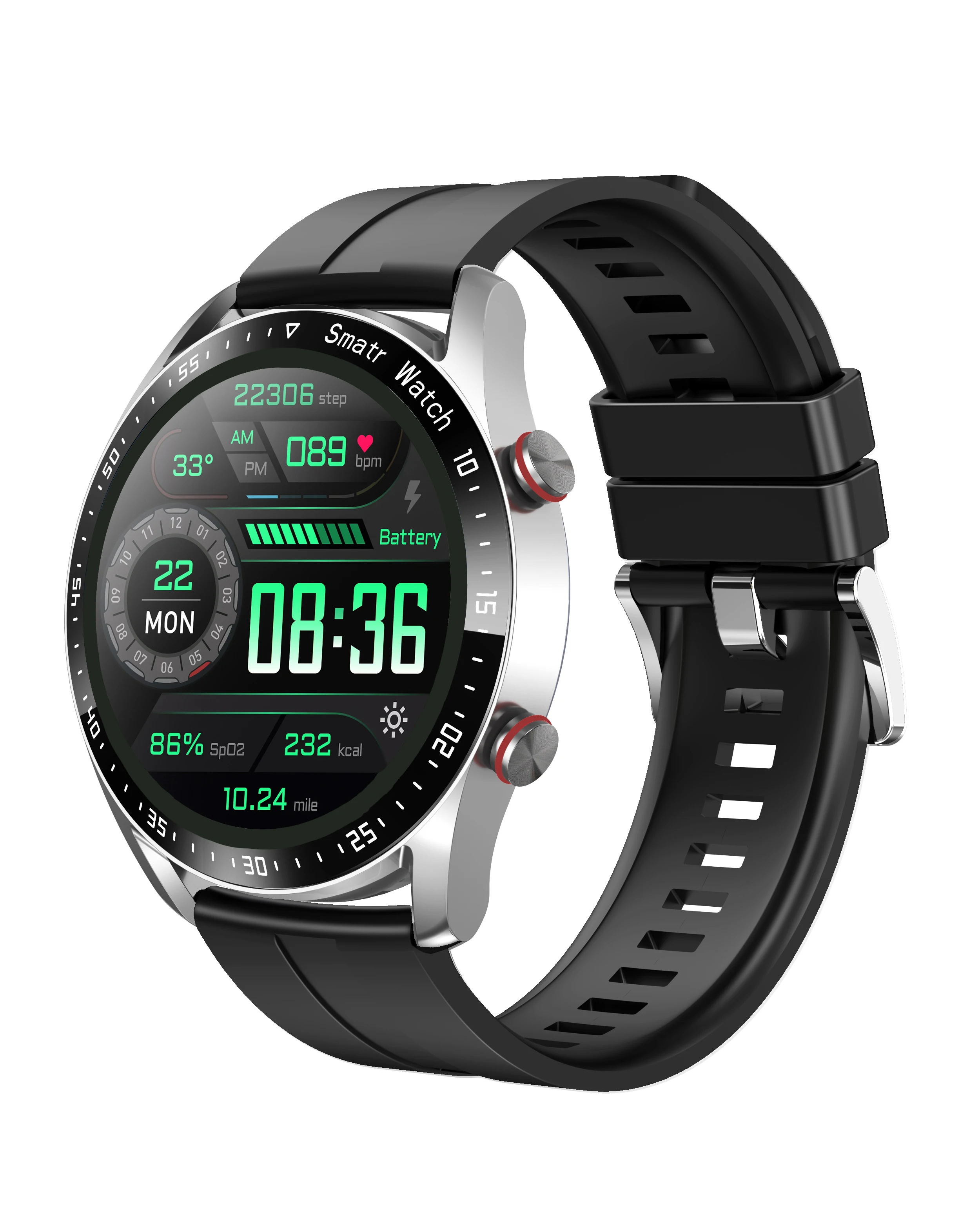 New ECG+PPG Smart Watch Men Bluetooth Call Smart Clock Sports Fitness Tr... - £30.45 GBP