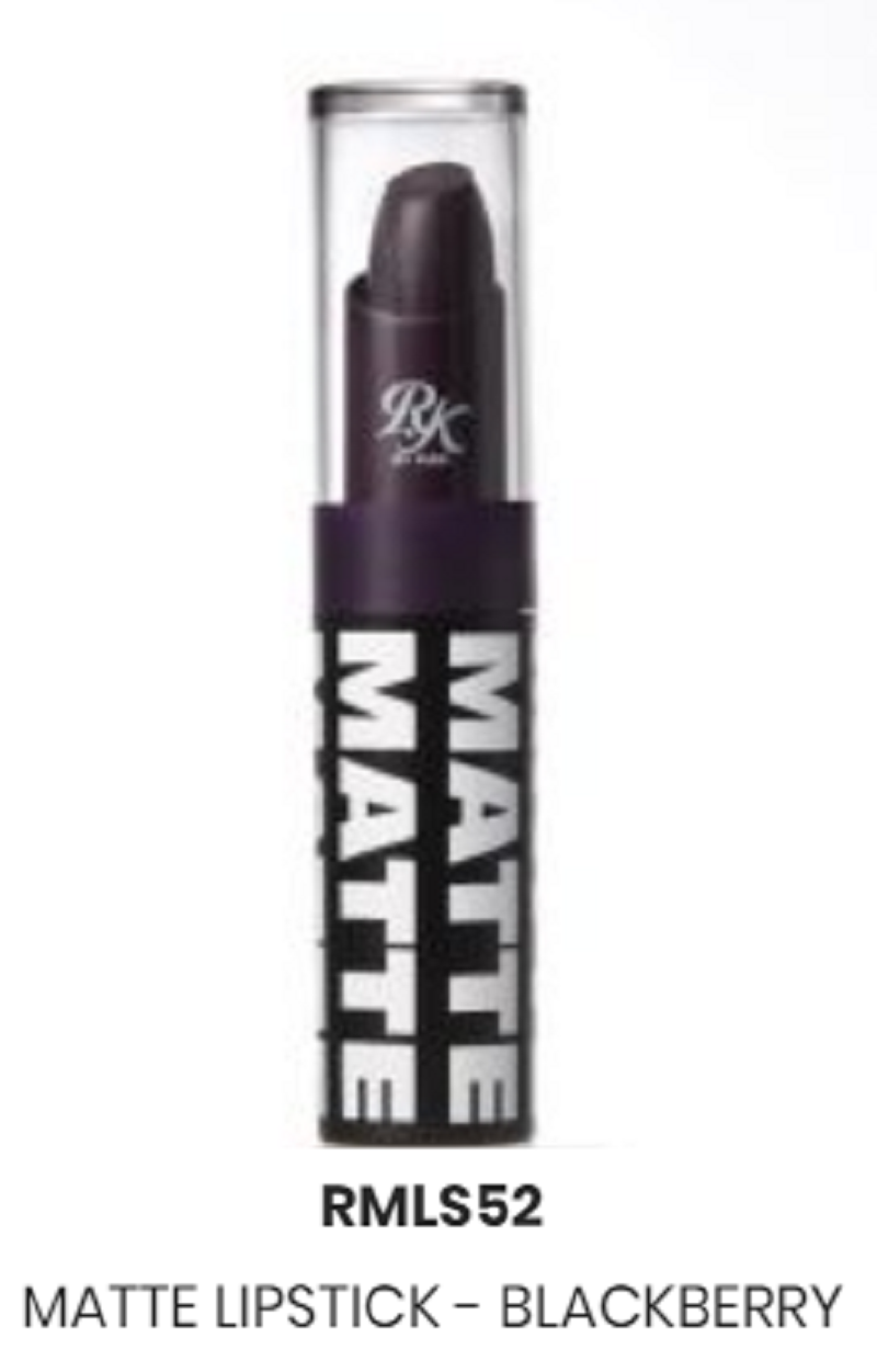 RK BY KISS  MATTE LIPSTICK BLACK BERRY COLOR MATTE LIPSTICK RMLS52 - $2.95