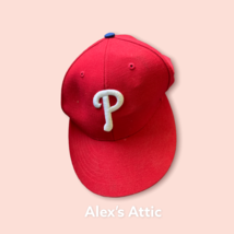 Philadelphia Phillies Adjustable Baseball Cap Red Embroidered Logo 47 Twins - £11.63 GBP