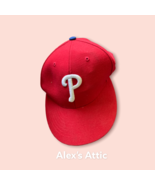 Philadelphia Phillies Adjustable Baseball Cap Red Embroidered Logo 47 Twins - $20.22 CAD