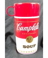 1998 Campbell&#39;s Soup Can-Tainer Thermos - Holds 11.5 oz - Excellent Cond... - £9.10 GBP