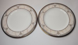 Noritake Pacific Majesty 9771 Pattern Bone China - Two Salad Plates 8 1/2&quot; - £19.65 GBP
