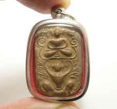 Lp Parn Ride Big Garuda Yai Magic Thai Buddha Amulet Lucky Rich Blessed Pendant - £38.60 GBP