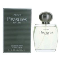 Pleasures for Men by Estee Lauder, 3.4 oz Cologne Spray for Men - £75.59 GBP