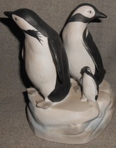 Sf Music Box Company Penguins Porcelain Music Box Plays Winter Wonderland - £19.89 GBP