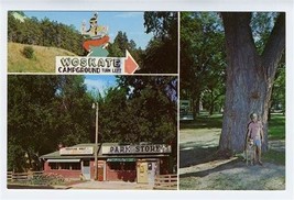 Woskate Nebraska Postcard Campground Miniature Golf and Store - $14.85