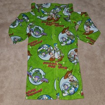 Disney Pixar TOY STORY Buzz Woody Green Fleece Sleeved Blanket Robe Nort... - $17.77