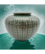 Korean Goryeo Celadon Geichin Vase 5.5" Chrysanthemum Pattern Marked - £164.45 GBP