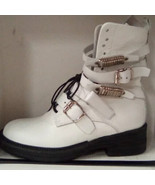 DKNY Razor White Buckle Bootie Size 8 - $67.73
