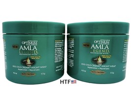 2x Softsheen Carson Optimum Amla Legend 1001 Oils Cream Night Wrap – 4.0 oz - £30.92 GBP