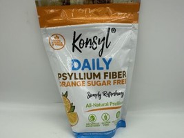 Konsyl Daily Psyllium Fiber Orange SUGAR FREE Powder Supplement 11.4oz E... - £9.40 GBP