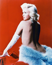 Jayne Mansfield Color 16x20 Canvas Giclee Bare Back Sexy - $69.99