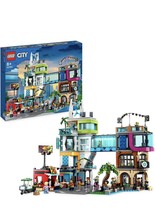 LEGO 60380 City Centre Shops Downtown with Minifigures Building Kit - £182.36 GBP