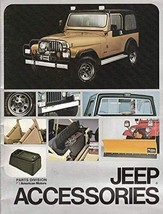1982 Accessori Jeep: CHEROKEE/WAGONEER/PICKUP/SCRAMBLER/CJ-5/CJ-7 Brochre A... - £23.06 GBP