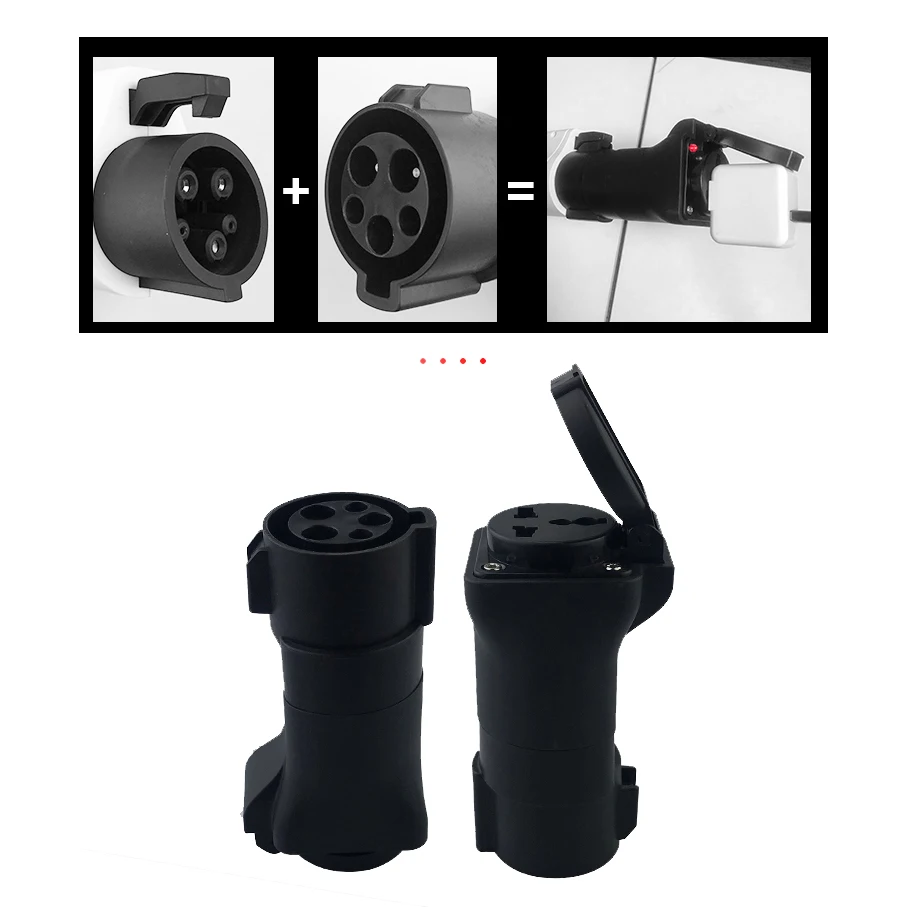 House Home J1772 To AC Universal Socket Adapter EVSE Car Charger ConAtor Adaptor - £61.43 GBP
