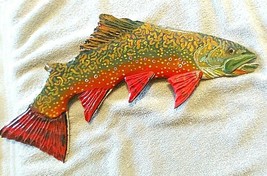 &quot; Spawn Brook Trout, 2022,For Sale Right Face -17 1/2 inch,#47, Ready to... - £69.03 GBP