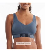 Puma Women’s Convertible Sports Bra Blue Large Nylon/Spandex/Poly nwot - $14.84