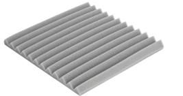 Acoustic Foam Panels  1&quot; X 12&quot; X 12&quot;  Self-Adhesive Acoustic Studio 12 Pack Gray - £28.65 GBP