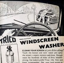 1954 Trico Windshield Wipers Import Advertisement Autocar Automobilia DWPP9 - $34.88 CAD